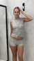Musculosa Lentejuelas Plata - Solvang Clothes