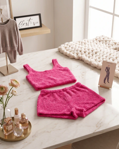 Pijama Amelia Short 2 Piezas - Pura Intimates | Lencería | Venta Ropa Interior Pijamas y Trajes de Baño| 