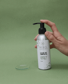 LECHE DE LIMPIEZA - COMPLEJO HERBAL Y TEA TREE - Trébol cosmética natural