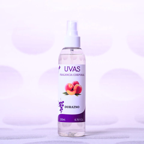 Fragancia Corporal UVAS Durazno - 200ml