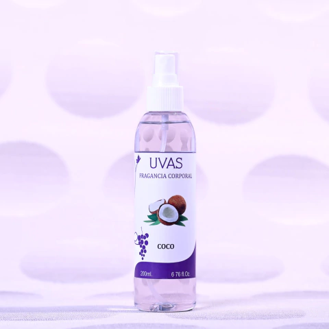 Fragancia Corporal UVAS Coco - 200ml