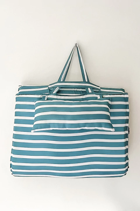 Colchonetas estrellas gris / rayas - comprar online