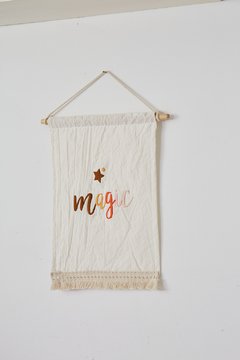 Banderín tusor bordado - MAGIC - tienda online