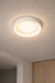 Plafón Flad blanco Dimerizable LED incorporado