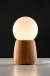 Velador Tunito madera 1 luz