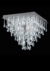 Plafon cristal Almendras Apto LED - comprar online