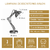 Lámpara de escritorio Arlon Apto LED - tienda online