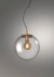 Colgante Water 25cm oro mate - comprar online