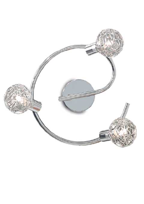 Plafón Calado de 3 luces cromo - comprar online