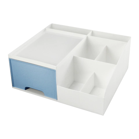 Organizador Multiuso com 1 Gaveta Jacki Design - Azul (Cód. AHX2096)