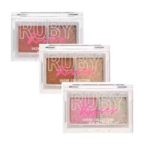 Paleta Sombras Shine Collection Duo Palette Ruby Kisses