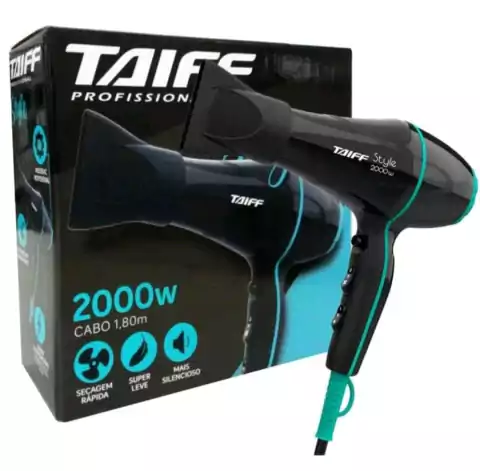 Secador Taiff Style 2000W Preto 110V