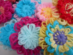 TELAR PARA FLORES "SUPERFLOR" + AGUJA + LANAS - SIGALALANA