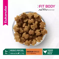 Eukanuba Medium Weight Control - 15kg - comprar online