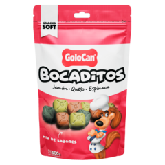 Bocaditos Golocan Jamón,queso y espinaca - 500 Grs