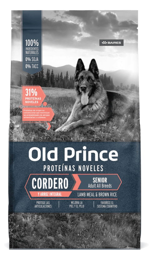 Old Prince Cordero y Arroz Integral Senior - 3kg