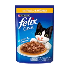 Pouch Purina Felix Pollo e Hígado