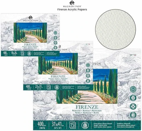 Block Magnani Firenze para Óleo/ Arílico 400gr