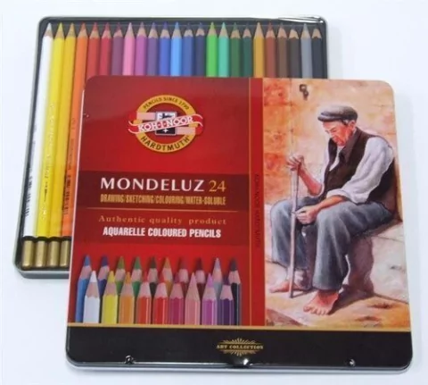 Lápices Acuarelables Kohinoor Mondeluz x24
