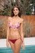 bikini bombacha colaless con tiras bordo