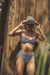 BOMBACHA ALTA COLALESS CLASSIC STRIPPY - Mossy Swimwear