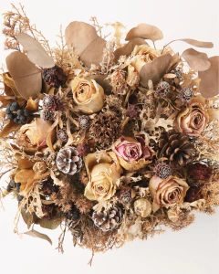 Vivência de Eternização do Buquê na internet