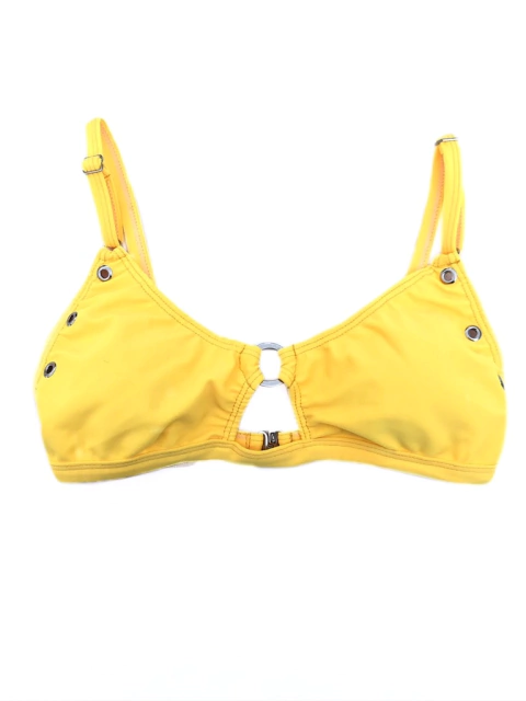 CORPIÑO ARUBA AMARILLO CON OJALILLOS