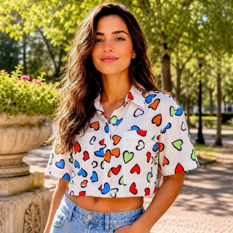 CAMISA CORTA AMOUR