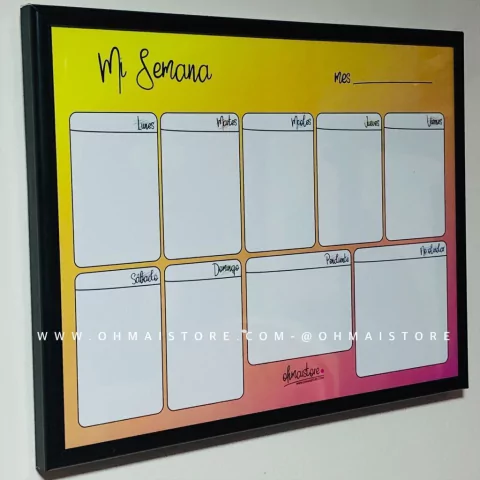 PLANER SEMANAL BORRABLE