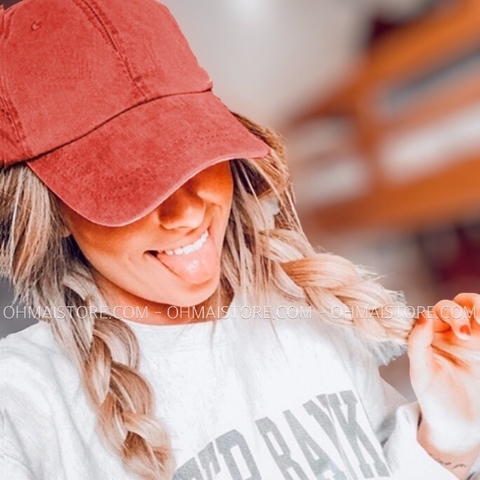 PONYTAIL CAP WASHED