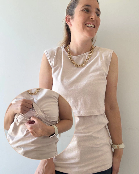 Musculosa de Lactancia Cala — Para amamantar tranquila - BÖD UNDERWEAR | Corpiños | Postparto | Lencería Maternal