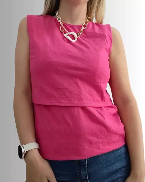 Musculosa de Lactancia Cala — Para amamantar tranquila en internet