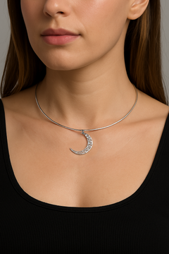 Choker Aro Lua Inox - comprar online
