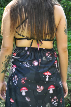 Vestido Fendas Gato Preto - Amazônia Moda Feminina