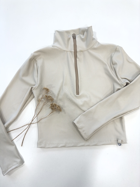 Camiseta morley sport con cierre - NUDE