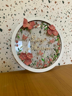 Guirlanda 25 cm | Gêmeas / irmãs