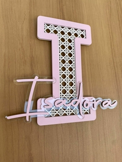 Enfeite para maternidade | Letra decorativa - comprar online