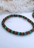 PULSERA “ AMAZONIA” - elastizada bolas de coco y hueso verde- P.031 en internet