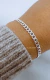 PULSERA “HOMBRE GRUMET HUECA” -21 cm- PLATA 925- P.047/2