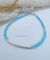 PULSERA CRISTAL CON TUBITO + 2 bolitas laterales - VARIOS COLORES- 19 cm - PLATA 925 - P.004/2 - Alquimia - Piezas de Plata