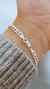 PULSERA HOMBRE “GRUMET FLAT 120”- 21 cm - PLATA 925- P.028 - comprar online
