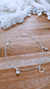 PULSERA “ SHILA” - (dije corazón y puntos de luz Cristal) - 18 cm + 1 cm de extensión - P.024 - tienda online