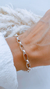 PULSERA ROLO + ESLABÓN FORCET ALARGADO 1x1- ( PLATA 925)- cierre marinero - 21 cm