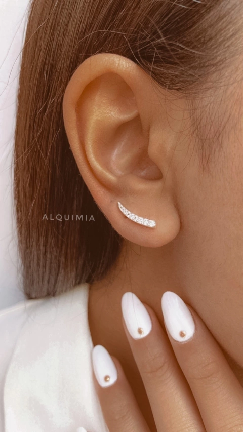 ARO TREPADOR CUBIC- (por unidad)- PLATA 925- A.107/2