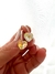 ARGOLLAS “FUEGO CORA” cristal aurora borealis- (argolla 14 mm- dije 10 mm) - por par - A.039/2-AM