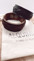 BRAZALETE “ CHARLESTON “ 100% cuero trenza - ancho 2,5 cm- (regulable 2 puntos a presión)- P.034/2 - comprar online