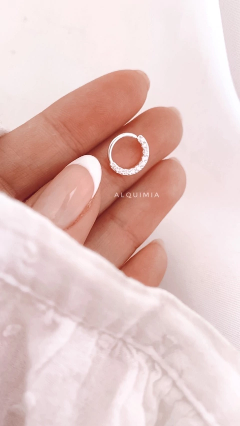 ARGOLLA AURELIA -ideal perforación hélix, septum - por unidad - A.175