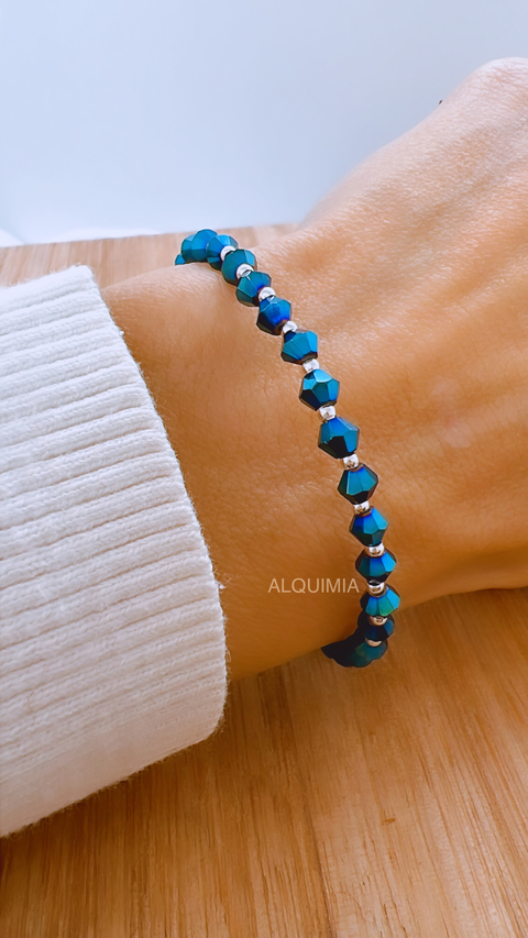 PULSERA SPRING AZUL - P.012