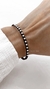 PULSERA MACRAME 15 bolitas - plata 925- regulable- P.066 - comprar online