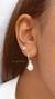 ARGOLLAS “DIANA” 12 mm -POR PAR-- perla de rio natural- A.153/2-L